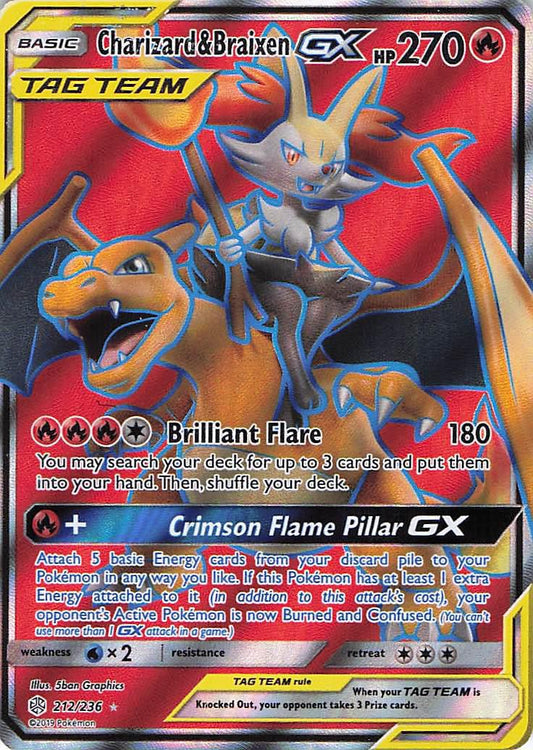 Charizard & Braixen GX 212/236