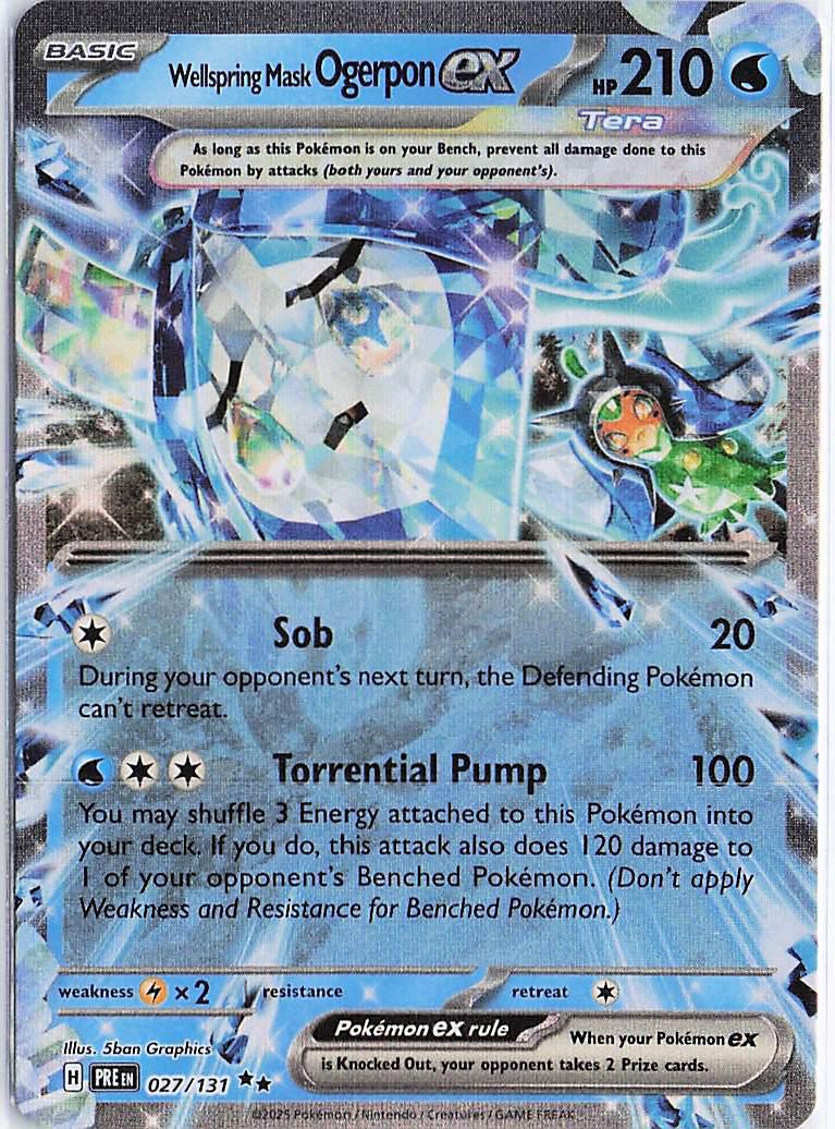 Wellspring Mask Ogerpon ex 027/131