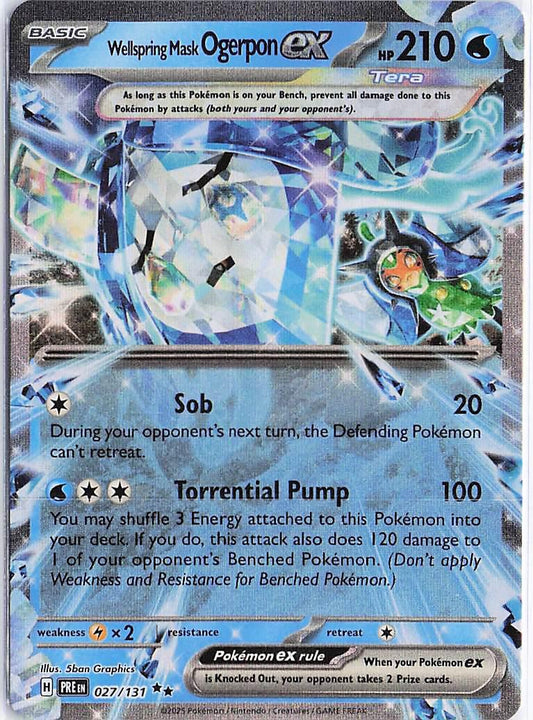 Wellspring Mask Ogerpon ex 027/131
