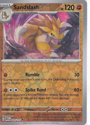 Sandslash 028/165 (RH)