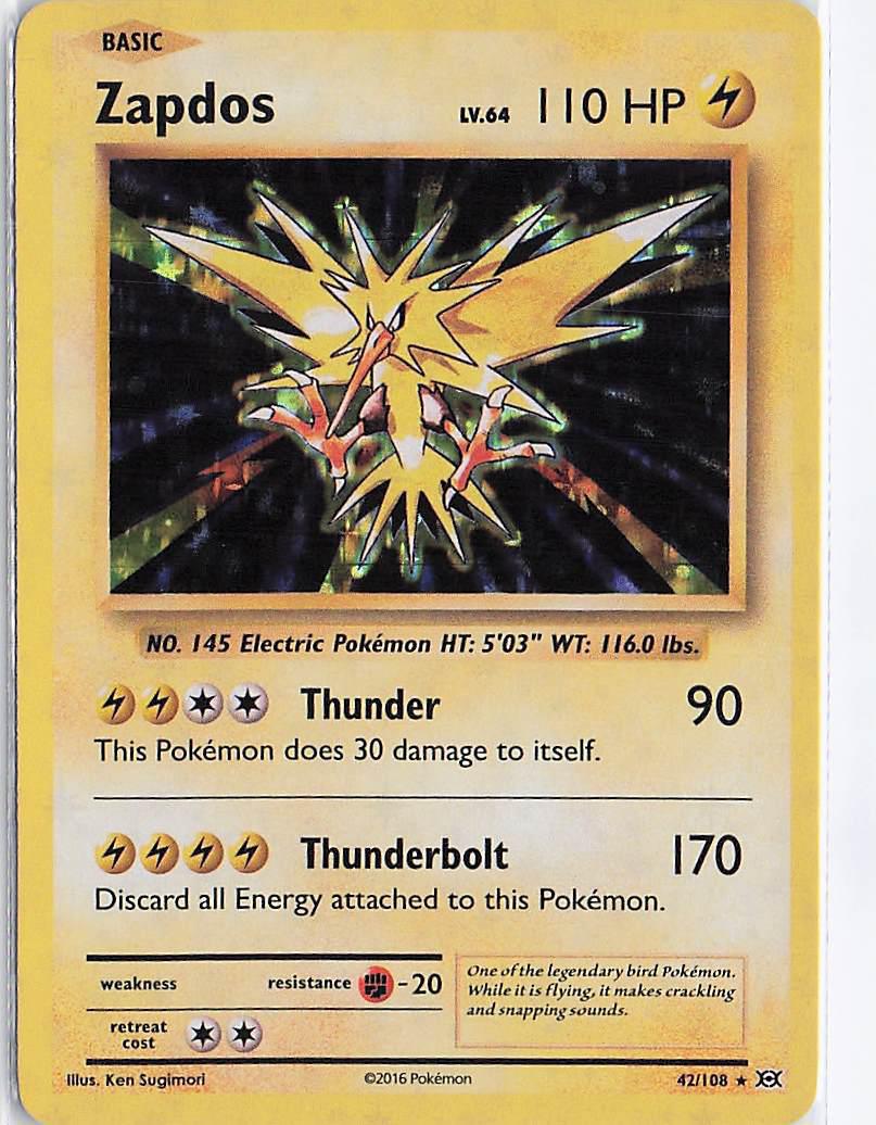 Zapdos LV.64 42/108 (H)