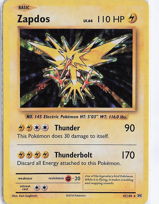 Zapdos LV.64 42/108 (H)