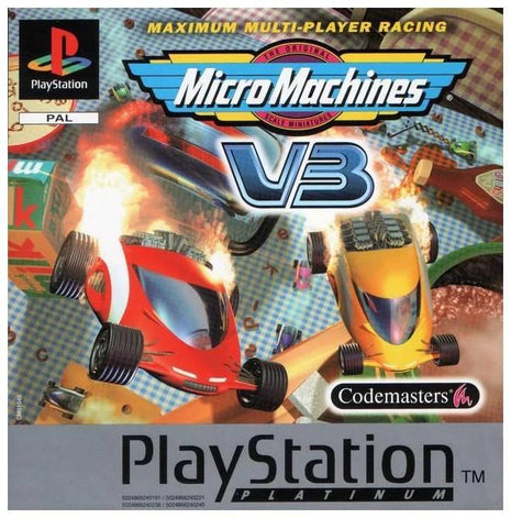 Micro Machines V3 (Platinum) (PS One) - Preowned (Damaged Case)