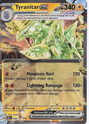 Tyranitar ex 066/197