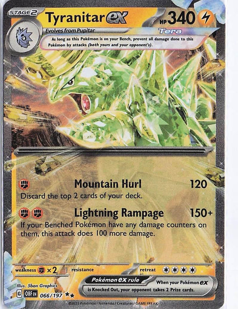 Tyranitar ex 066/197