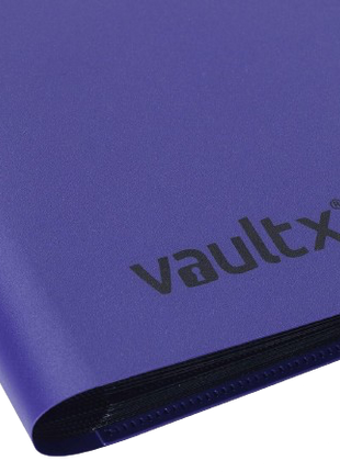 Vault X - Purple 4 Pocket Strap Binder