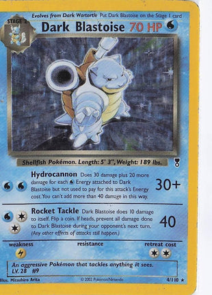 Dark Blastoise 4/110 (H)(D)