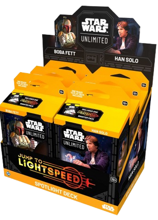 Star Wars: Unlimited - Jump To Lightspeed Han Solo/Boba Fett Spotlight Deck