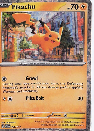 Pikachu 006/015 (H)