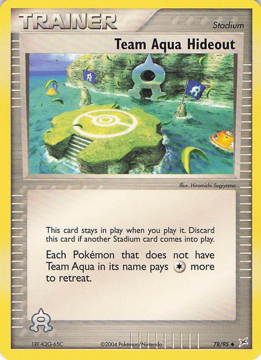 Team Aqua Hideout 78/95