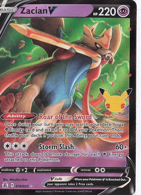 Zacian V 016/025