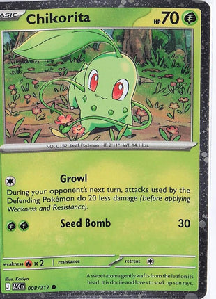 Chikorita 008/217 (Cosmic)