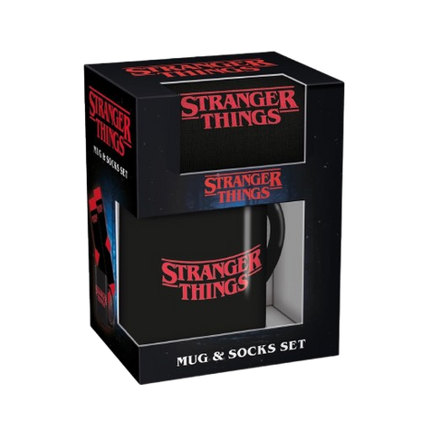 Stranger Things - Logo Mug & Sock Set