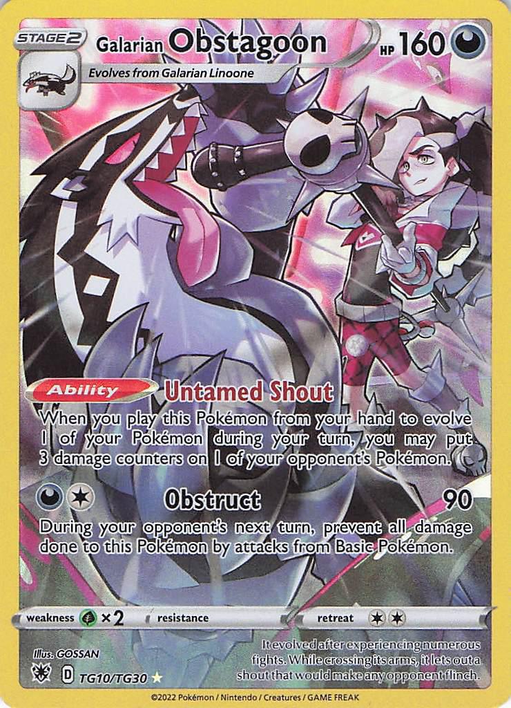 Galarian Obstagoon TG10/TG30