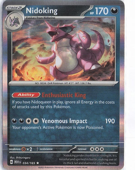 Nidoking 034/165 (H)