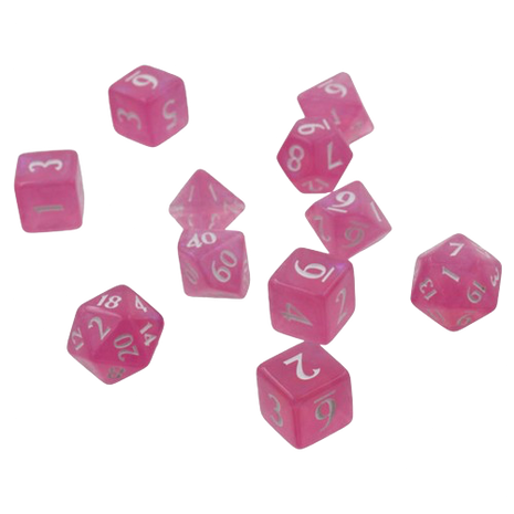 Ultra Pro - Eclipse: Hot Pink 11 Dice Set
