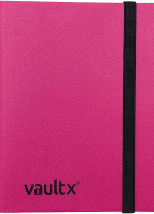Vault X - Pink 4 Pocket Strap Binder