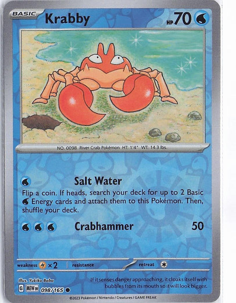 Krabby 098/165 (RH)