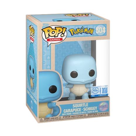 Pokemon - Squirtle #504 (Soft Colour) Funko Pop!