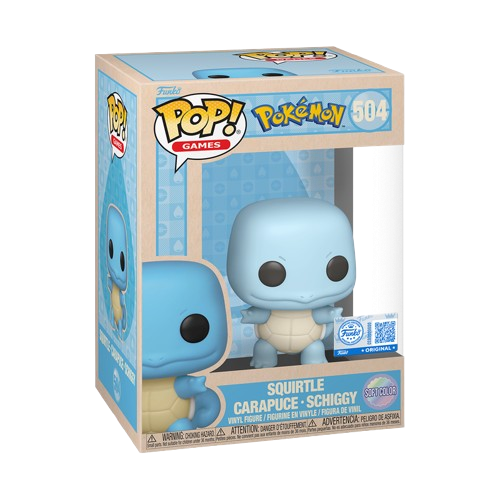 Pokemon - Squirtle #504 (Soft Colour) Funko Pop!