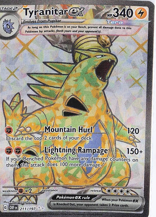 Tyranitar ex 211/197