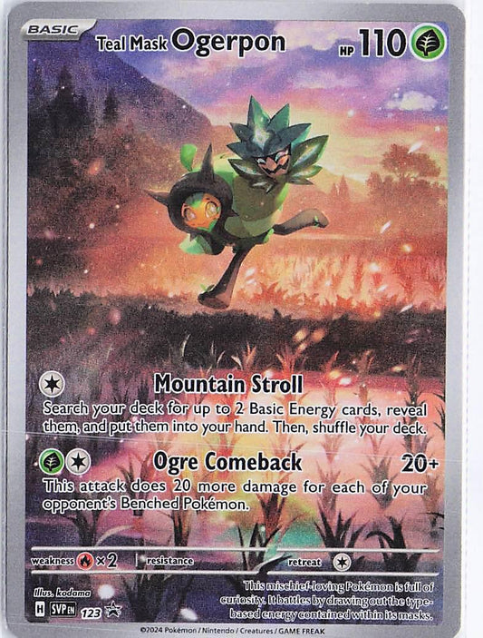 Teal Mask Ogerpon SVP 123