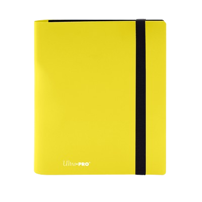 Ultra Pro - Lemon Yellow Eclipse 4 Pocket Pro Binder