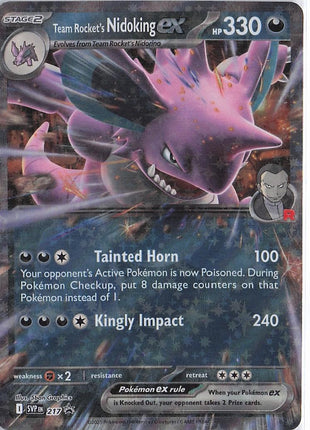 Team Rocket’s Nidoking ex SVP217