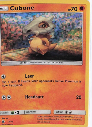 Cubone 7/12 (H)