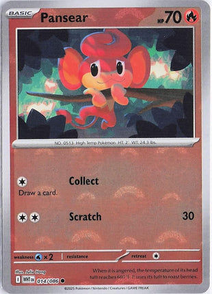 Pansear 014/086 (Pokeball Holo)