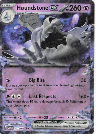 Houndstone ex 102/197
