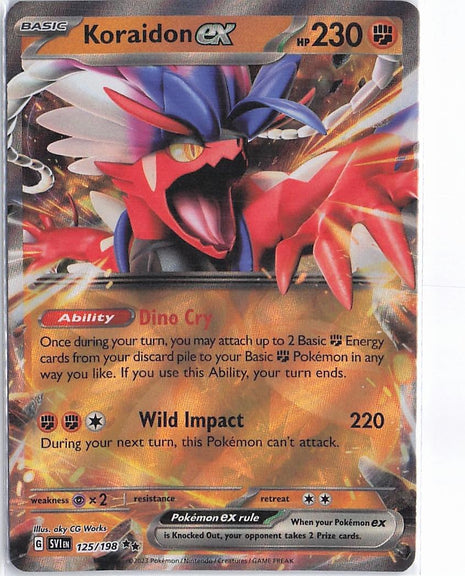 Koraidon ex 125/198