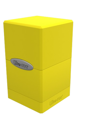Ultra Pro - Bright Yellow Satin Tower Deck Box