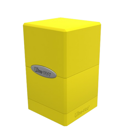 Ultra Pro - Bright Yellow Satin Tower Deck Box