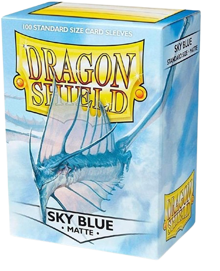 Dragon Shield - Matte Sky Blue Sleeves (100)