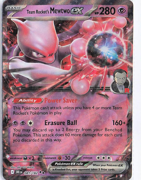 Team Rocket's Mewtwo ex 081/182