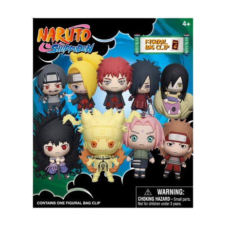 Naruto Shippuden - Series 6: 3D Character Bag Clip Blind Bag