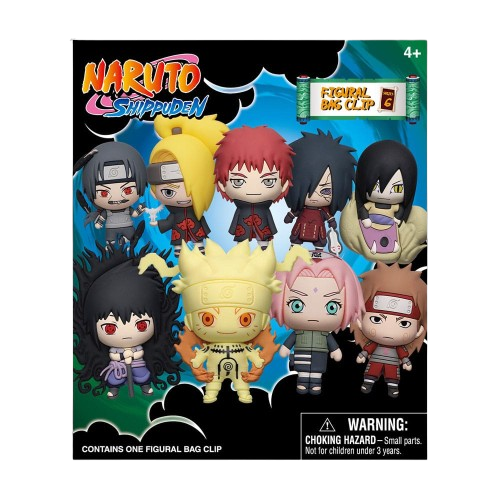 Naruto Shippuden - Series 6: 3D Character Bag Clip Blind Bag