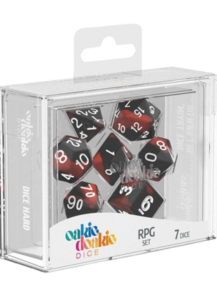Oakie Doakie Dice - Glow in the Dark Lava RPG Dice Set