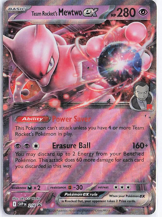 Team Rocket’s Mewtwo ex SVP216