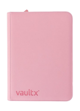 Vault X - Pink 9 Pocket Zip Binder