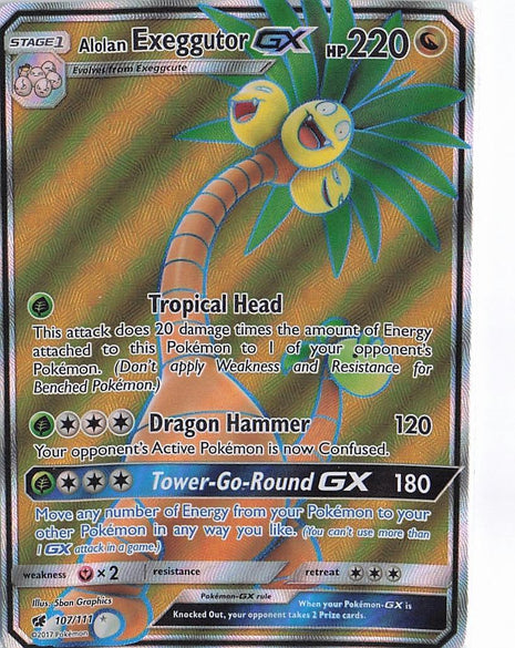 Alolan Exeggutor GX 107/111