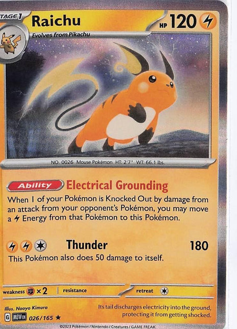 Raichu 026/165 (H)