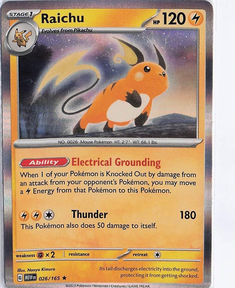 Raichu 026/165 (H)