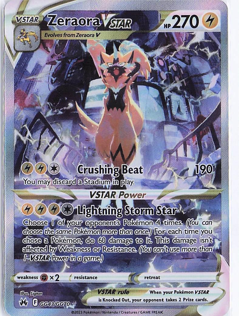 Zeraora VSTAR GG43/GG70