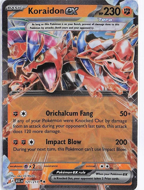 Koraidon ex 121/217