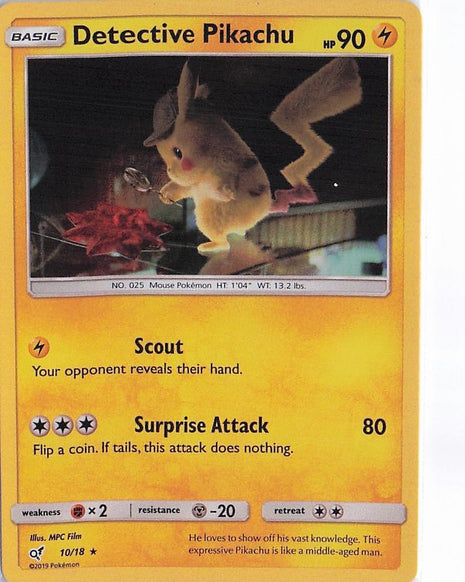 Detective Pikachu 10/18 (H)
