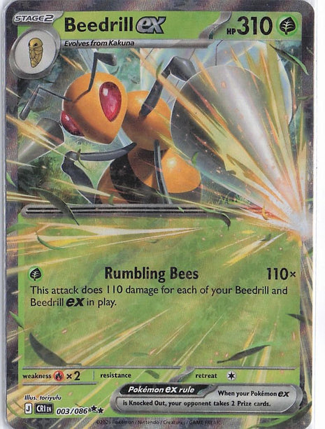 Beedrill ex 003/086