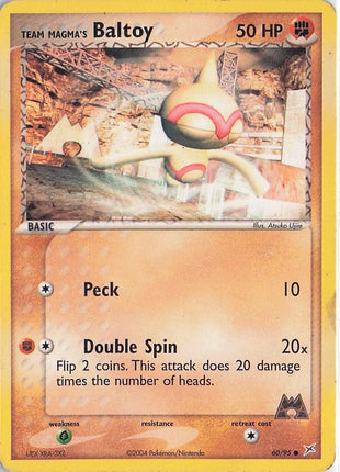 Team Magma’s Baltoy 60/95 (D)