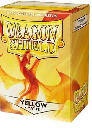 Dragon Shield - Matte Yellow Sleeves (100)